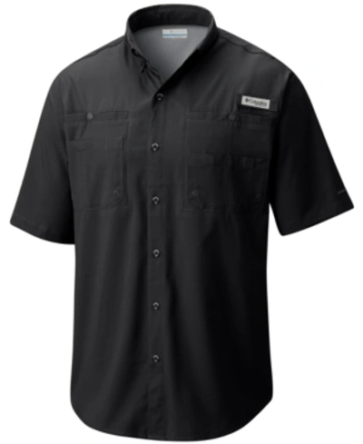 Columbia Man Shirt Black Size M Nylon In Black