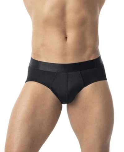 Leo Men's Padded Butt Enhancer Brief In Black