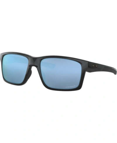 Shop Oakley Mainlink Polarized Sunglasses, Oo9264 61 In Polished Black/prizm Deep H2o Polarized