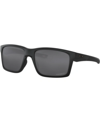 Shop Oakley Mainlink Polarized Sunglasses, Oo9264 61 In Matte Black/prizm Black Polarized