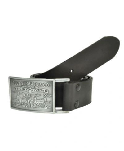 Shop Levi's Plaq Bridle Jean Belt In Black