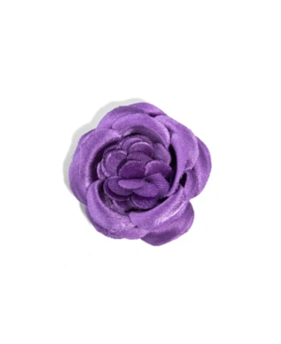 Shop Hook + Albert Hook And Albert Spirit Lapel Flower In Purple