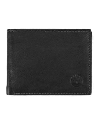 Shop Timberland Men's  Rfid Commuter Wallet In Black
