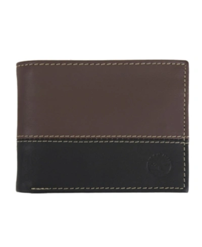 Shop Timberland Men's  Two-tone Commuter Wallet In Multi