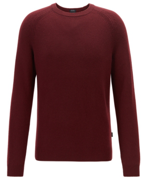 red hugo boss sweater