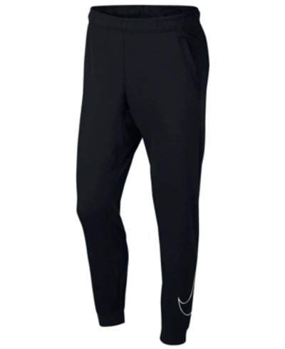 Shop Nike Men's Dri-fit Training Pants In Black/white