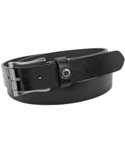 Shop Florsheim Gilmore Leather Dress Casual 28mm Belt In Black