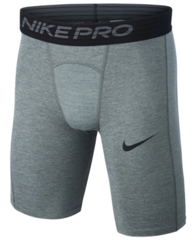 Shop Nike Men's Pro Training Shorts In Smoke Grey Heather