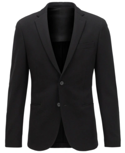 Shop Hugo Boss Boss Men's Slim-fit Blazer In Black