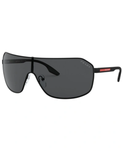 Shop Prada Men's Sunglasses, Ps 53vs 37 In Matte Black/grey