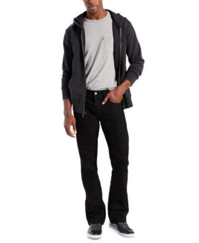 Shop Levi's Men's 527 Flex Slim Bootcut Fit Jeans In Native Cali Black - Waterless
