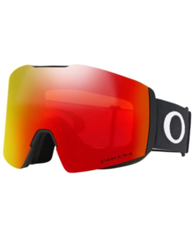 Shop Oakley Men's Fall Line Goggles Sunglasses In Matte Black/prizm Snow Torch Iridium