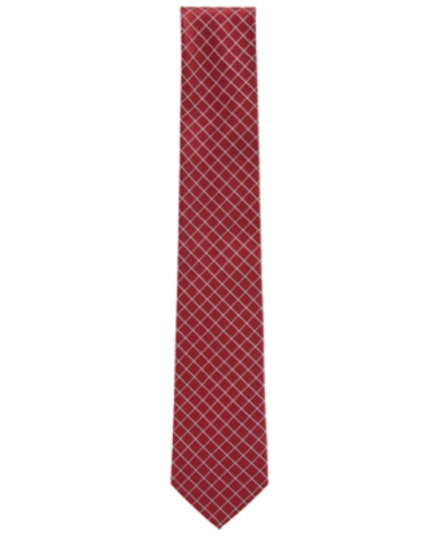 Shop Hugo Boss Boss Men's Italian-made Tie In Open Red