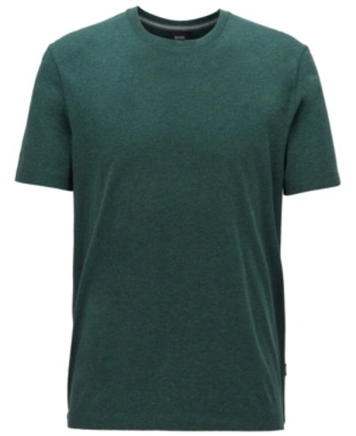 Shop Hugo Boss Boss Men's Tiburt 55 Regular-fit T-shirt In Open Green