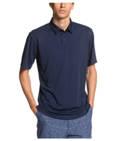 Shop Quiksilver Men's Water Polo Short Sleeve Polo Shirt In Navy Iris