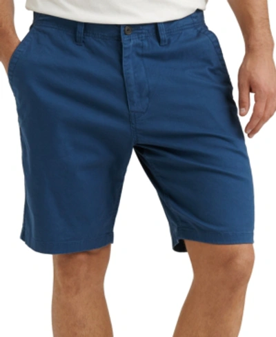 Shop Lucky Brand Men's Stretch Twill 9" Shorts In Moonstruck