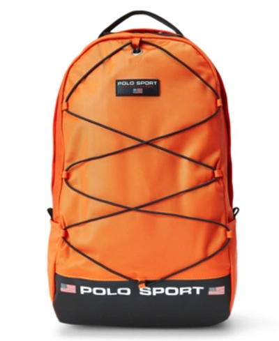 Shop Polo Ralph Lauren Men's Nylon Polo Sport Backpack In Orange