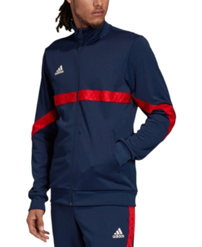 Shop Adidas Originals Adidas Men's Tango Soccer Track Jacket In Navy Blue
