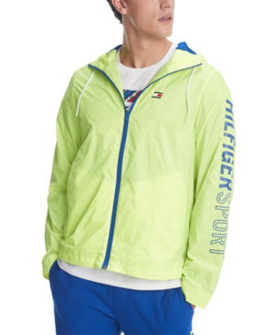 tommy hilfiger jacket green and yellow