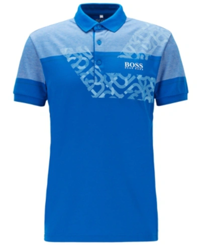 Hugo Boss Boss Men's Paddy Pro 2 Regular-fit Polo Shirt In Bright Blue |  ModeSens