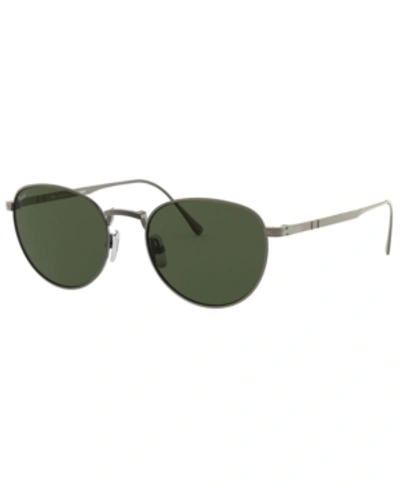 Shop Persol Men's Sunglasses, Po5002st In Pewter/green