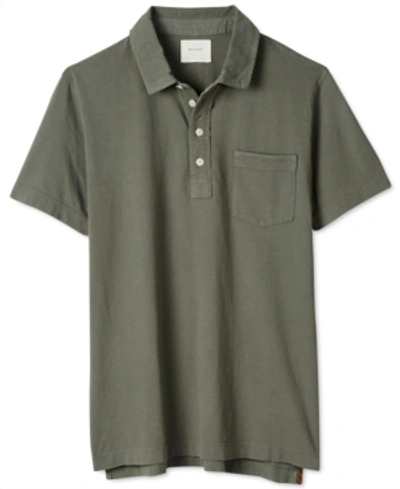Shop Billy Reid Men's Pensacola Slim-fit Polo Shirt In Washed Grey