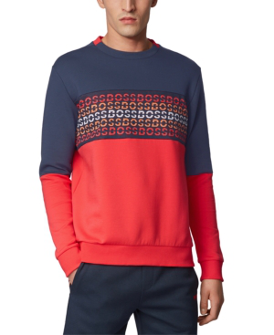 hugo boss salbo sweatshirt blue