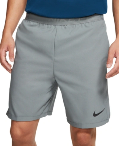 Shop Nike Men's Pro Flex Vent Max Training Shorts In Smoke Grey/black