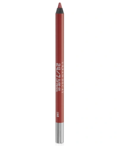 Shop Urban Decay Vice 24/7 Glide-on Lip Liner Pencil In Liar (mauve Nude)
