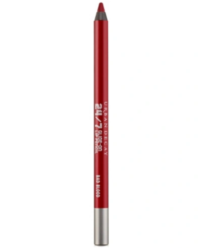 Shop Urban Decay Vice 24/7 Glide-on Lip Liner Pencil In Bad Blood (deep Red)