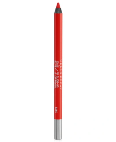 Shop Urban Decay Vice 24/7 Glide-on Lip Liner Pencil In Bang (bright Orange-red)
