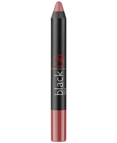 Shop Black Up 2-in-1 Matte Lip Pencil In Jum20m Greige Beige