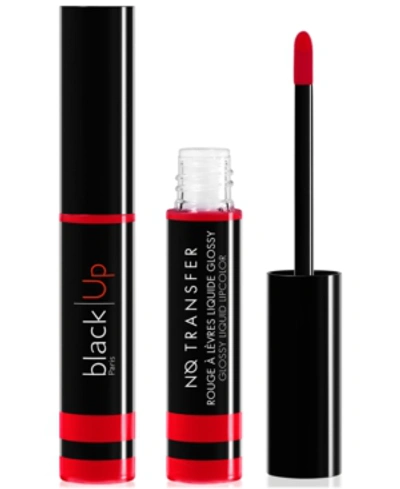 Shop Black Up No Transfer Glossy Liquid Lipcolor In Gnt05 Red