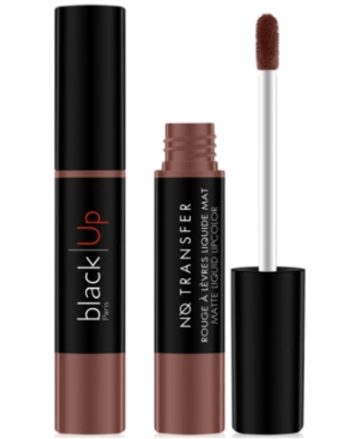 Shop Black Up No Transfer Matte Liquid Lipcolor In Lm14 Nude Toffee