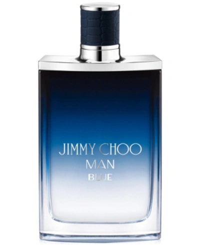 Shop Jimmy Choo Men's Man Blue Eau De Toilette Spray, 6.7-oz.