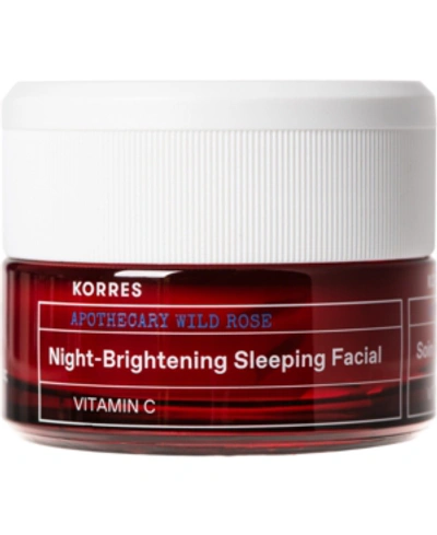 Shop Korres Apothecary Wild Rose Night-brightening Sleeping Facial, 1.3-oz.