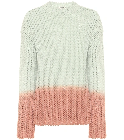 Shop Acne Studios Dip-dyed Sweater In Multicoloured