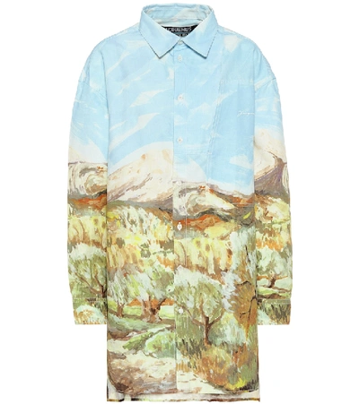 Shop Jacquemus La Chemise Paul Cotton Shirt In Multicoloured
