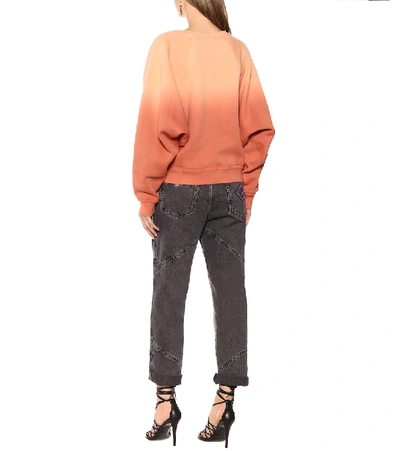 Isabel Marant Belem Cotton-blend Sweatshirt In Orange | ModeSens