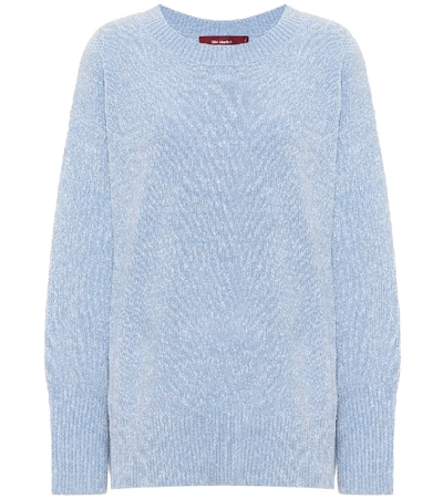 Shop Sies Marjan Nasim Silk-blend Sweater In Blue