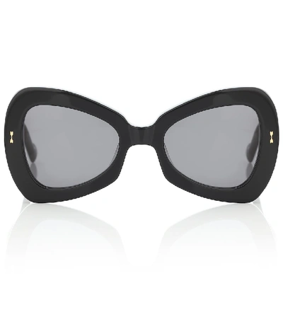 Shop Zimmermann Aurora Sunglasses In Black