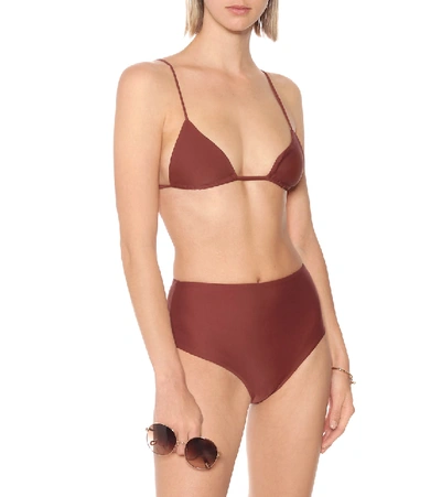 Shop Jade Swim Bound Bikini Bottoms In Brown