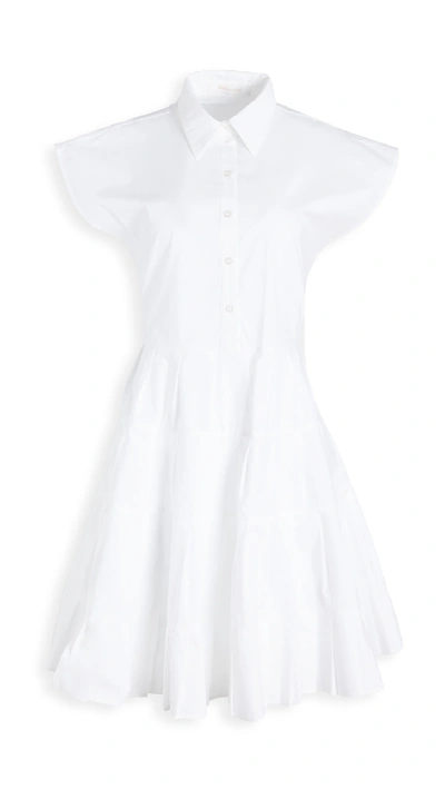 Shop See By Chloé Collared Shirt Dress In White
