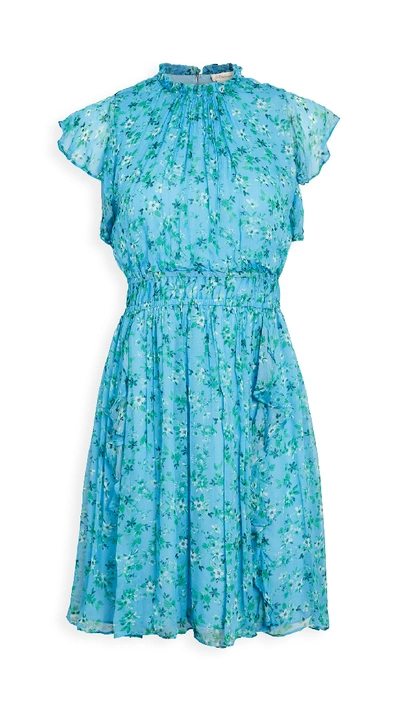 Shop Shoshanna Amora Dress In Blue/green Multi