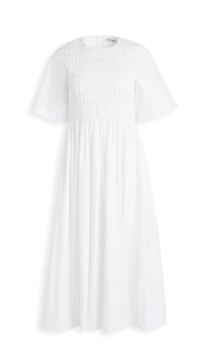 Shop Sandy Liang Diddy Dress In White