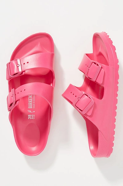 Shop Birkenstock Eva Arizona Sandals In Pink