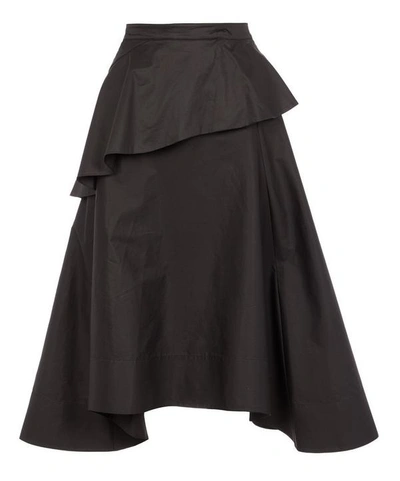Shop 3.1 Phillip Lim / フィリップ リム Ruffle Front Midi-skirt In Black