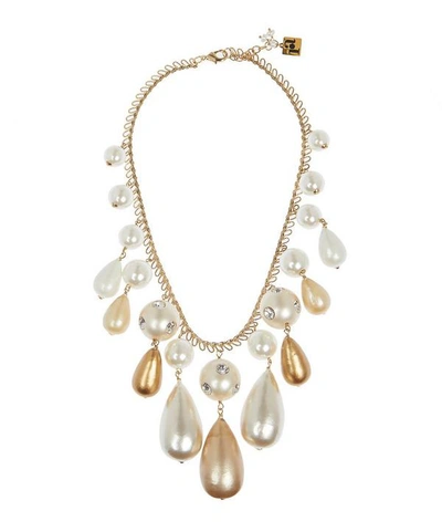 Shop Rosantica Fantasy Faux Pearl Necklace In Multi