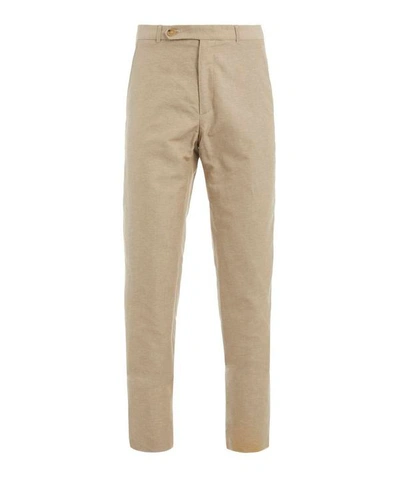 Shop Éditions M.r Patrick Trousers In Beige