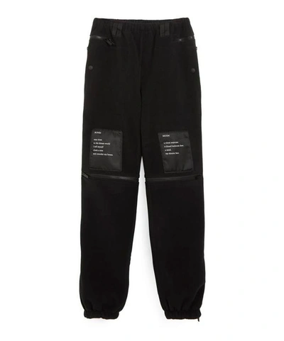 Shop The Soloist Printed Satin-trimmed Fleece Track Pants In Black